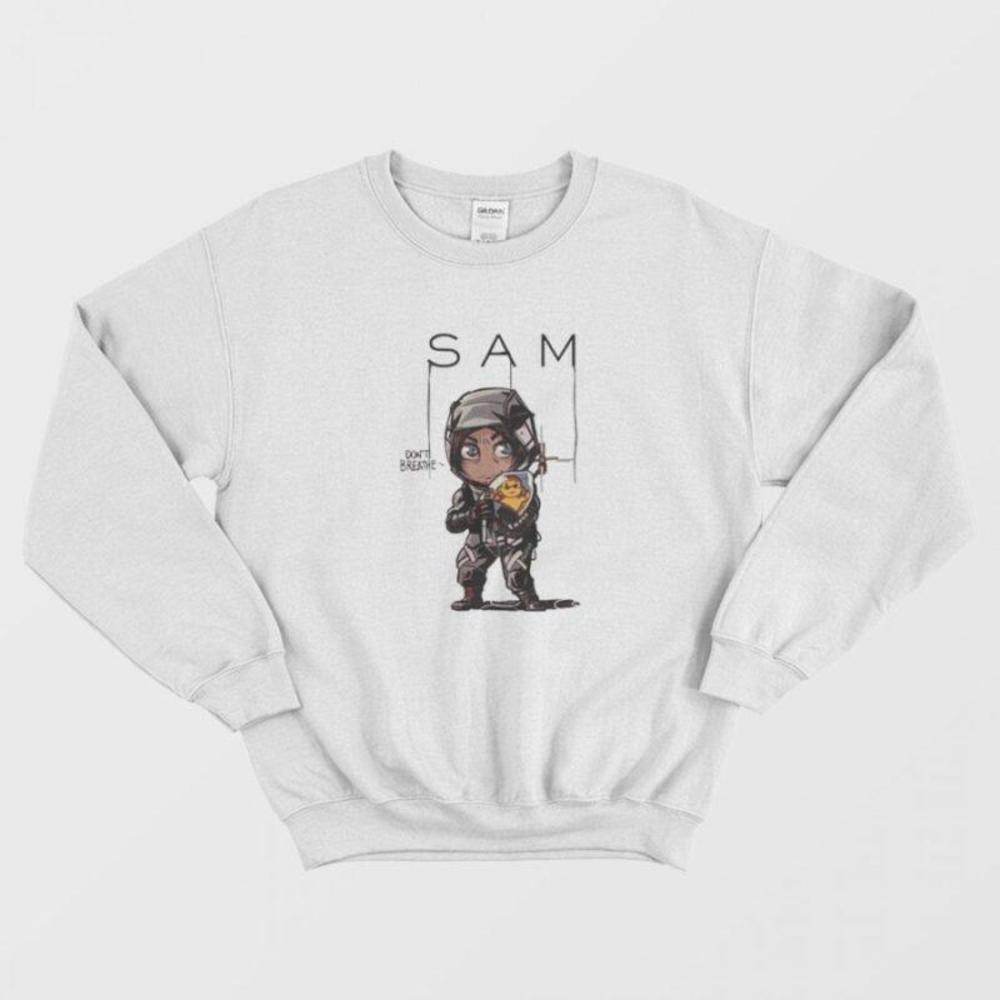 Death Stranding Kawaii Sam Cute Gamer Art Aesthetic Graphic Sweatshirt